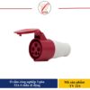 Ổ cắm công nghiệp 3 pha 32A 4 chấu di động