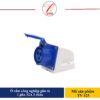 Ổ cắm công nghiệp gắn tủ 1 pha 32A 3 chấu