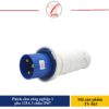 Phích cắm công nghiệp 1 pha 125A 3 chấu IP67