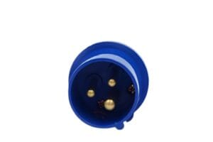 Phích cắm công nghiệp 1 pha 125A 3 chấu IP67
