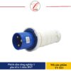 Phích cắm công nghiệp 1 pha 63A 3 chấu IP67