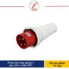 Phích cắm công nghiệp 3 pha 125A 4 chấu IP67
