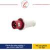 Phích cắm công nghiệp 3 pha 125A 5 chấu IP67
