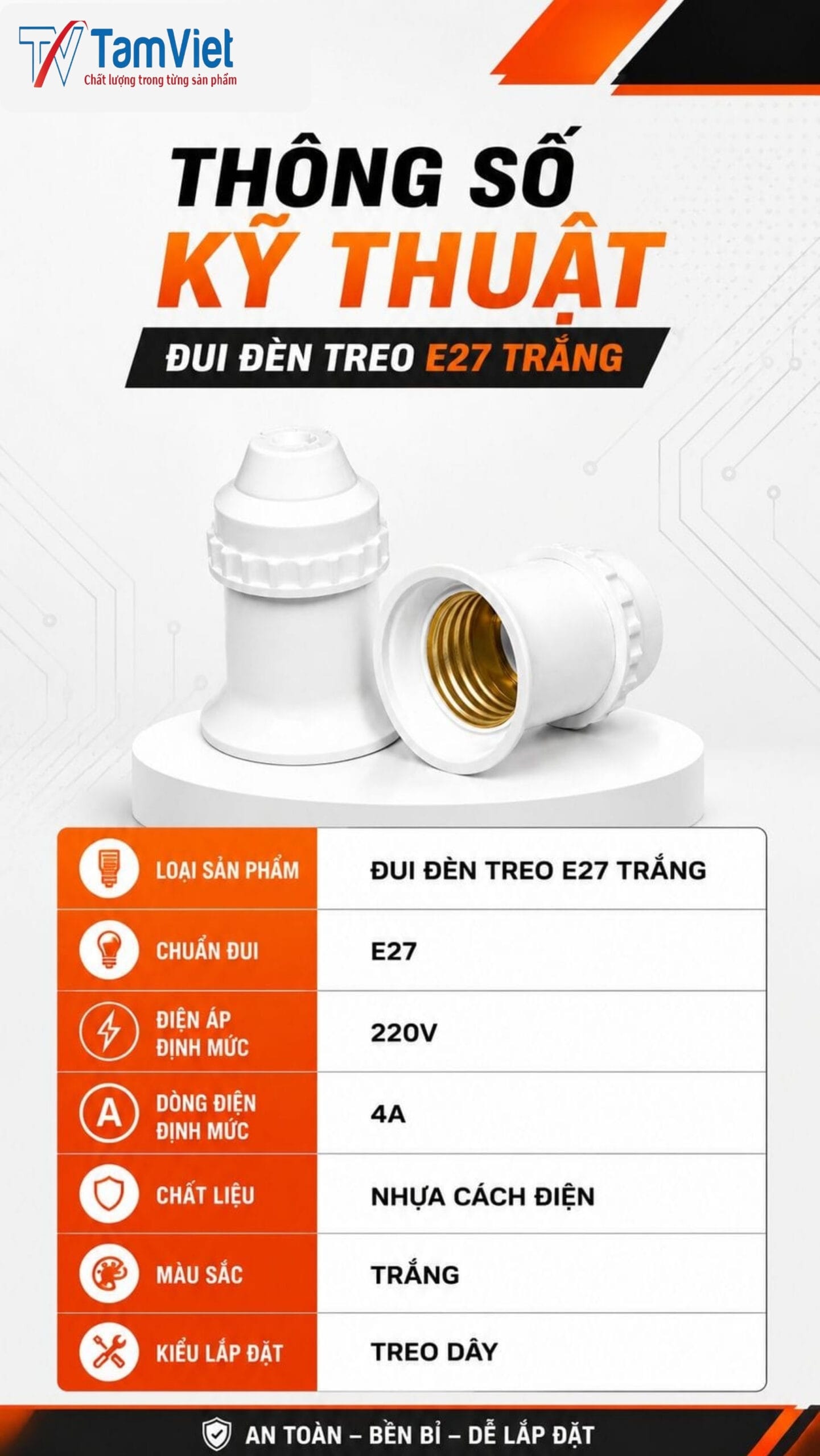 Đuôi Đèn Treo