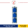 Hộp điện nguồn 3 ổ cắm đa năng 1 pha 220V