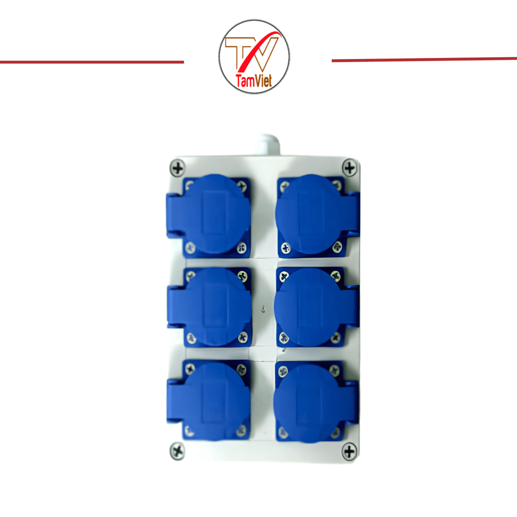 Hộp nguồn 6 ổ đa năng 220V