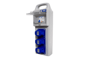 Hộp thi công , hộp cấp nguồn tạm 16A 1 pha 3 chấu