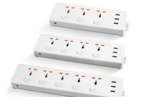 Ổ 3 công tắc USB liền dây 2,5-4,5m