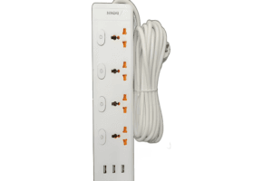 Ổ Cắm Điện 4 Công Tắc Riêng Dây Dài 4,5m