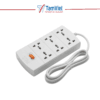 Ổ 6 Chống Cháy 1200W liền dây 2,5 - 4,5 mét