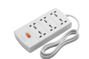 Ổ 6 Chống Cháy 1200W liền dây 2,5 - 4,5 mét