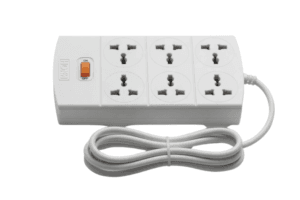 Ổ 6 Chống Cháy 1200W liền dây 2,5 - 4,5 mét