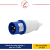 Phích cắm công nghiệp 1 pha 16A 3 chấu