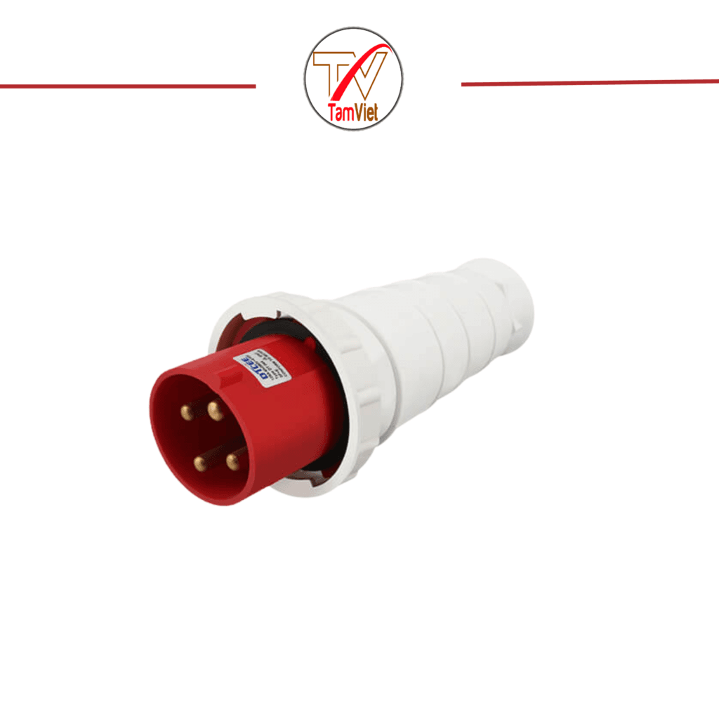 Phích cắm công nghiệp 3 pha 16A 4 chấu